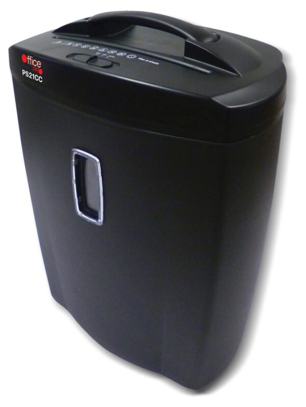 เครื่องทำลายเอกสาร Olympia PS21CC-OP สีดำ